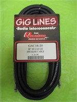 20'  18 Gauge Speaker Cable