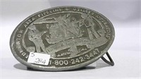 Edmonton Pipeline & Utility Operators belt buckle