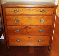 4 DRAWER CHEST PEGGED CONSTRUCTION DOVETAILED
