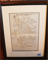 BILL OF SALE FOR $1000 FOR SCHOONER DATED 28TH