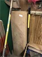 LOT OF WOOD AND PEGBOARD