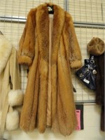 Vintage Adolfo Red Fox Fur Coat