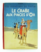 Tintin. Le Crabe aux pinces d’or. B2 de 1948