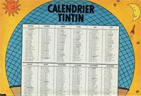 Journal Tintin. Calendrier pour 1960 par Hergé