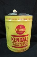 VINTAGE 5 GALLON KENDALL LUBRICATE CAN