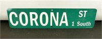 Corona Beer Metal Street Sign