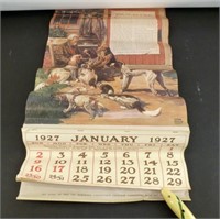 1927 Remington Tribute to a Dog Repop Calendar