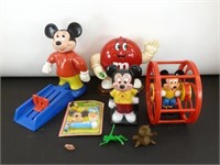 * Vintage Mickey Mouse Toys, M & M Dispenser