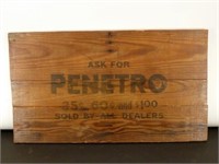 Antique Wood Penetro Sale Sign