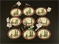 Bag of 9 "Kurt Adler" Homespun Ornaments; All NWT