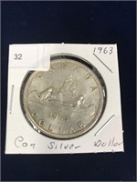 1963 Canadian Silver Dollar