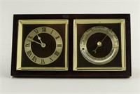 Chelsea Desk Clock Barometer