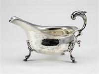 English Sterling Silver Sauce Boat