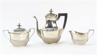 Gorham Queen Anne Sterling Silver Tea Set