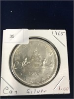 1965 Canadian Silver Dollar