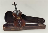 Antique 4/4 Violin Signed C. Chevrier