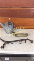 Water Can, Bugle, Horse Hame With Brass Knob