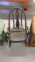 Little Kids Rocking Chair & Wood Plant Stand