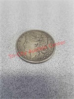 1882 Morgan silver dollar coin currency