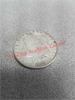 1887 Morgan silver dollar coin currency