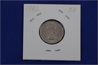 Nickle 1962 Elizabeth II Coin