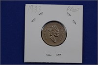 Nickle 1993 Elizabeth II Coin