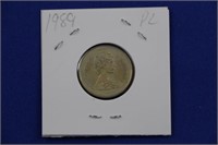Nickle 1989 Elizabeth II Coin