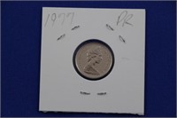 Dime 1977 Elizabeth II Coin