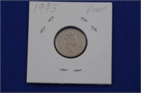 Dime 1993 Elizabeth II Coin