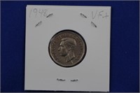 Nickle 1948 George VI Coin