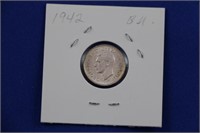 Dime 1942 George VI Coin