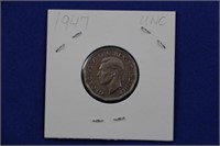 Nickle 1947 George VI Coin