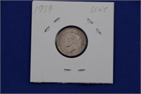 Dime 1939 George VI Coin