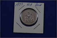 50 Cent  Elizabeth II 1977 Coin