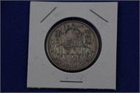 50 Cent George VI HOOF 0/9 1949 Coin