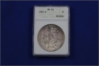 1881 USA Mint $1 Morgan Silver Dollar
