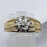 $4000 14K  Diamond 0.28Cts 4.25Gms Ring