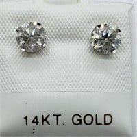 $6800 14K  Diamond G-H,I1-!2,1.00Cts Earrings