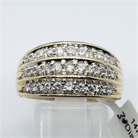 $5600 14K 30 Diamonds 0.65Cts 5.7Gms Ring