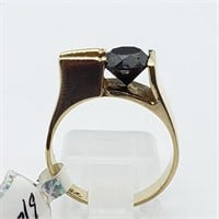 $2000 10K Black Diamond 3.61Gms Ring