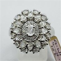 $18000 18K Rose Cut Diamonds 5.19 Gms Ring