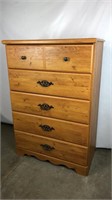 5 Drawer composite wood dresser