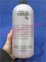 new "philosophy sweet vanilla fig" shampoo, shower