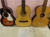 3 Old Guitars