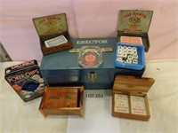 Vintage Erector Box w/ Peter Chips