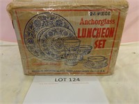 Vintage Anchorglass Luncheon Set
