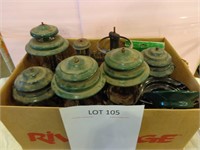 Large Box of Vintage Coleman Lanterns