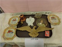 Tray of Misc. Vintage Decorations