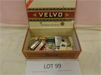 Cigar Box of Vintage Lighters