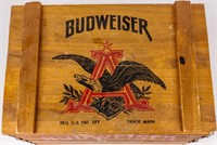Vintage Budweiser Anheuser-Bush Wooden Crate